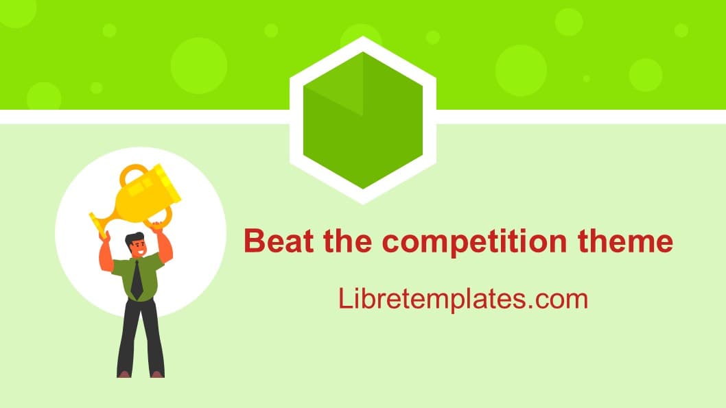 Schlagen Sie das Wettbewerbsmotto