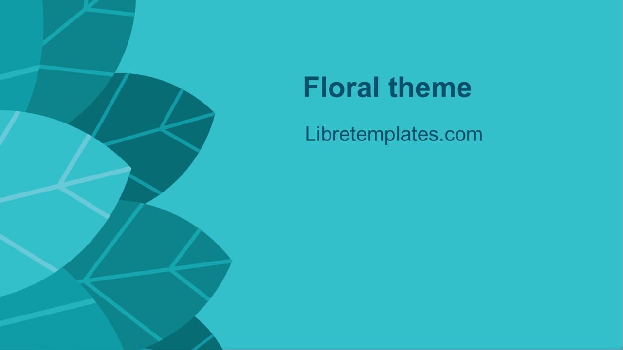 Florales Thema