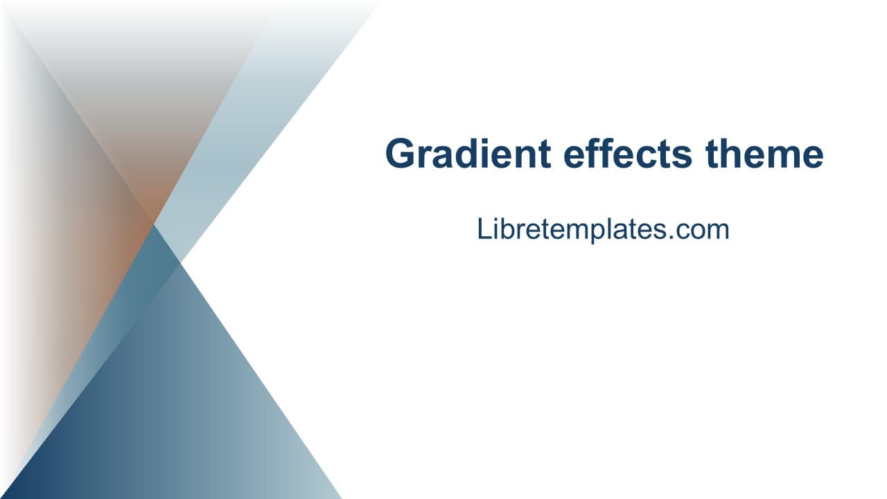 Thema mit Verlaufseffekt