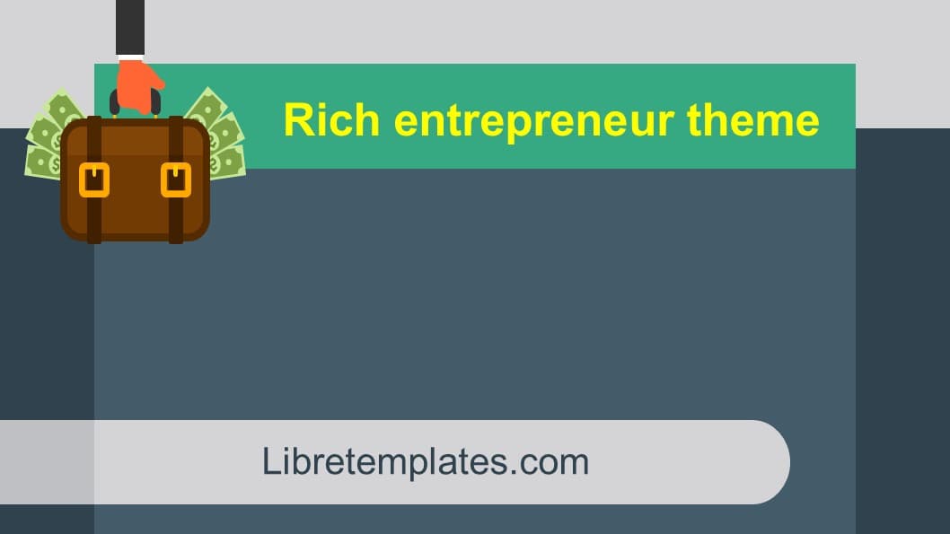 Reichhaltiges Unternehmer-Thema