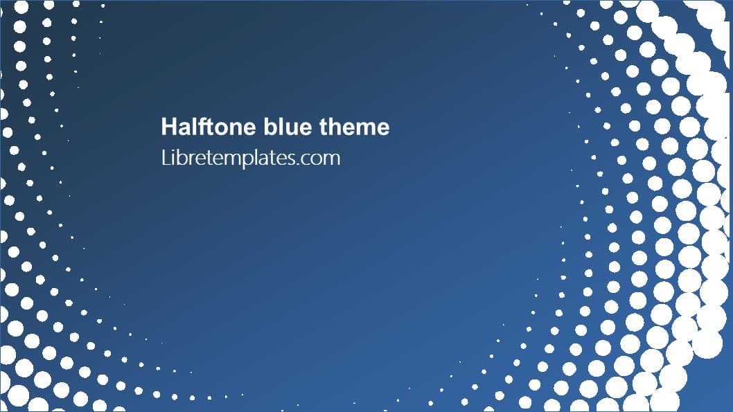Weißes Halbton-Blaues Hintergrundthema