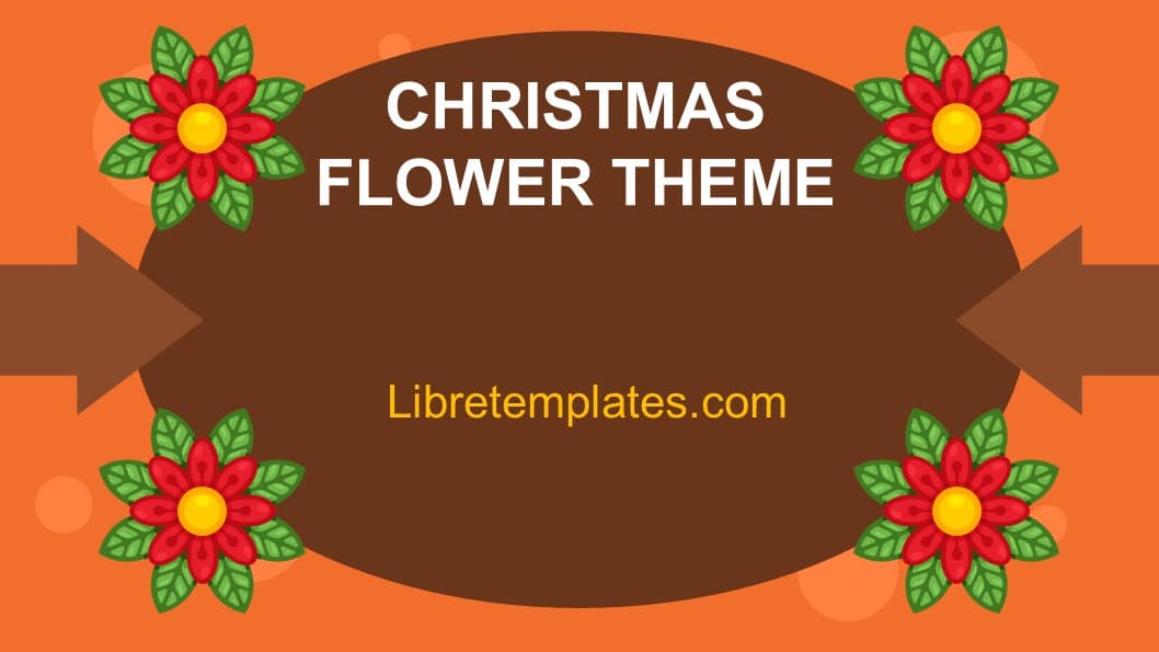 Christmas flower theme